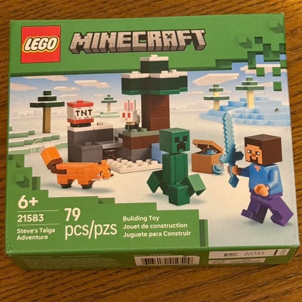 'LEGO Minecraft Steve's Taiga Adventure #21583 #Minecraft #LEGO
